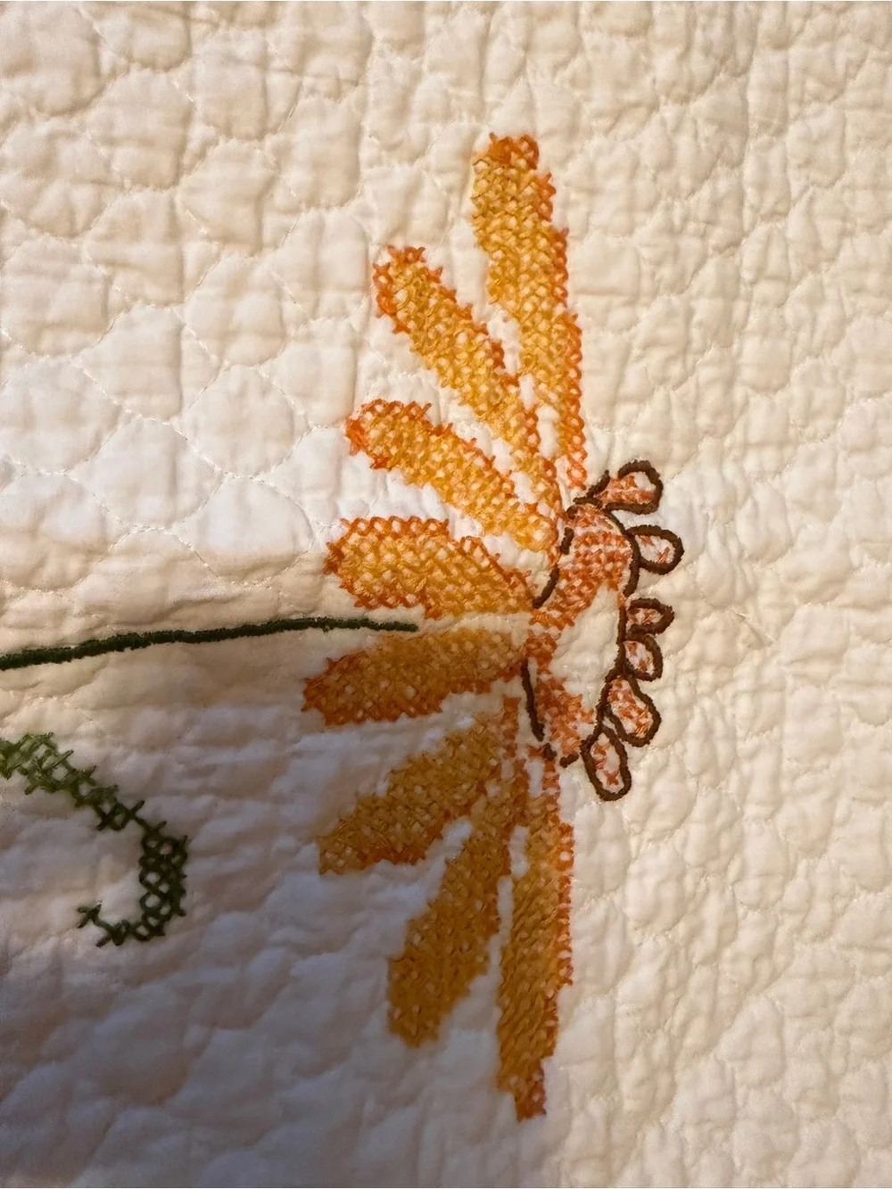 Handmade Quilt Toddler Bed Crib Blanket Cats Butterflies Daisies